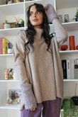 Beyond Terry Oversized Cowl Knit Earth Marl